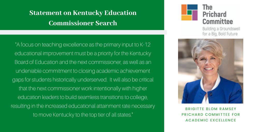 Next commissioner should focus on teaching excellence, academic achievement gap closure & student transition readiness